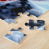 Puzzle "Né de l'enfer" - Portrait de femme volcanique (Côté)