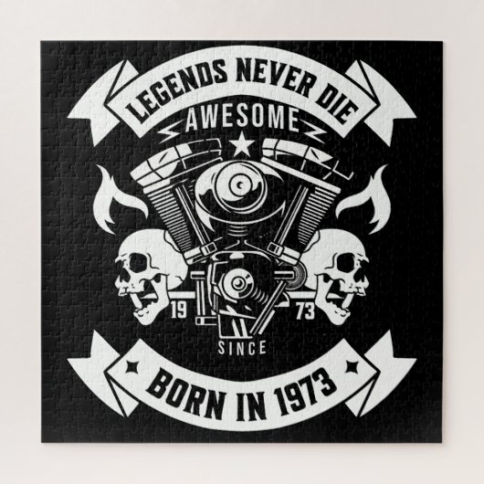 Puzzle Né en 1973 fantastique Légende (Vertical)