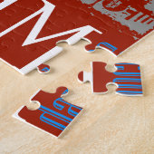 Puzzle Né en Danse Bleu/Blanc/N'importe quelle couleur ID (Côté)