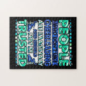 Puzzle Ne faites pas confiance aux gens qui n'aiment pas  (Horizontal)