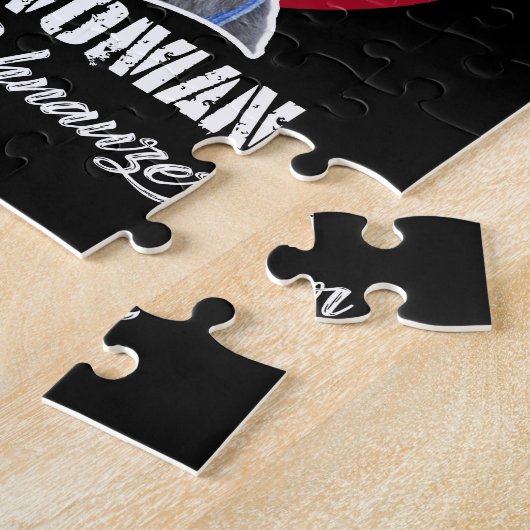 Puzzle Ne jamais sous-estimer une vieille femme avec un s (Côté)