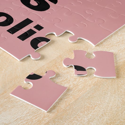 PUZZLE NE PAS NOURRIR LES CHEVAUX (Côté)