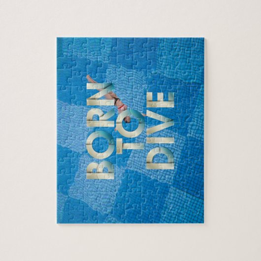PUZZLE NÉ POUR PLONGER (Vertical)