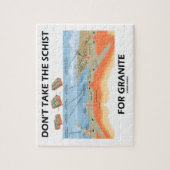 Puzzle Ne prenez pas le schiste pour le granit (l'humour (Vertical)