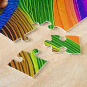 Puzzle Ne touchez pas mes cheveux Black Melanin Afro Quee (Côté)