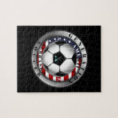 Puzzle Nebraska State Generation X American Soccer. (Horizontal)