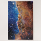 Puzzle Nebula Carina Bleue/Orange | JWST (Vertical)