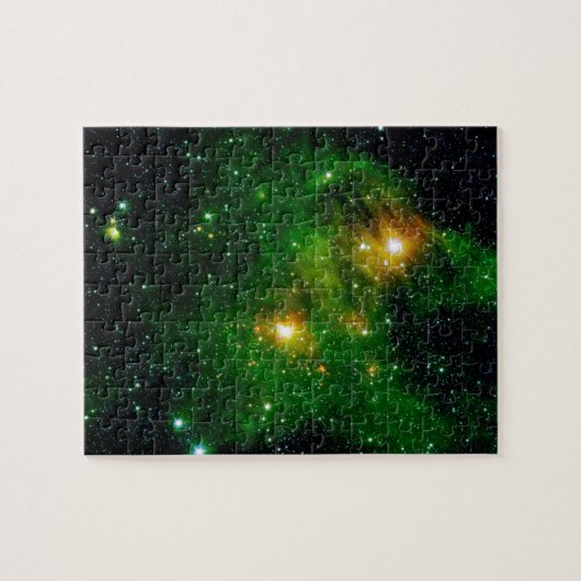 Puzzle Nebula du nuage de gaz vert GL490 - Photo spatiale (Horizontal)