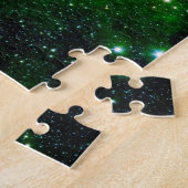 Puzzle Nebula du nuage de gaz vert GL490 - Photo spatiale (Côté)