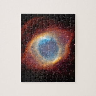 Puzzle Nébuleuse de l'hélix rouge et bleu NGC 7293 Fog pl