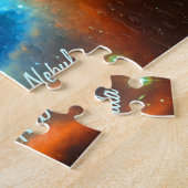 Puzzle Nébuleuse, galaxies et étoiles d'hélice (Côté)