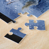 Puzzle Neige à ailes Tir'Rielle de cheval de lune de (Côté)