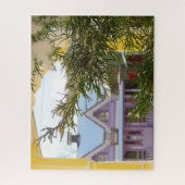 Puzzle Neige, À feuillage persistant et gîtes - Vignoble  (Vertical)