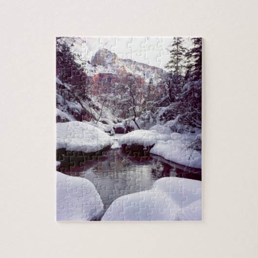 Puzzle Neige épaisse aux Middle Emerald Pools (Vertical)