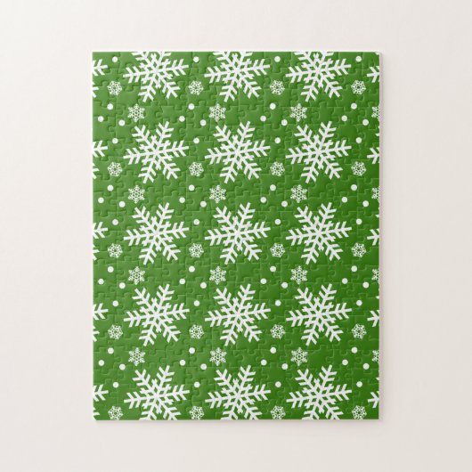 Puzzle Neige et flocons de neige (Vertical)