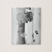 Puzzle Neige fraîche tombée au ranch du cheval - 8x10 pou (Vertical)