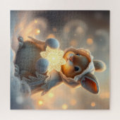 Puzzle neigebunny ai art Triptyque (Horizontal)
