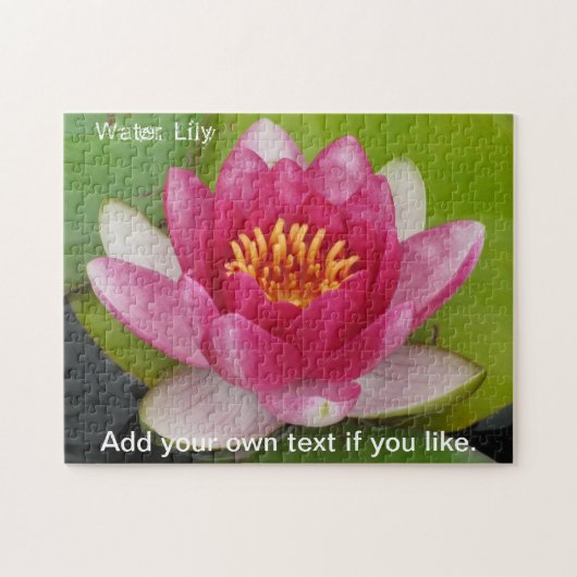 Puzzle Nénuphar rose (Horizontal)