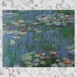 Puzzle Nénuphars de Claude Monet, Fleurs Vintages<br><div class="desc">Nénuphar (1916) par Claude Monet. Water Lilies est un impressionisme vintage de peinture florale d'art. Jardin fleuri de la saison de printemps de Monet à Giverny, France. Ce paysage est l'une des nombreuses variations de peintures de nénuphars que Monet peint par son étang. À propos de l'artiste : Claude Monet...</div>