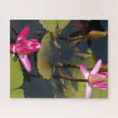 Puzzle Nénuphars Magenta (Horizontal)