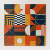 Puzzle Neo geo : composition abstraite vintage (Horizontal)