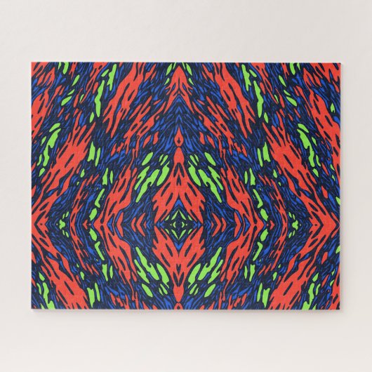 Puzzle Neon Camo Challenging (Horizontal)