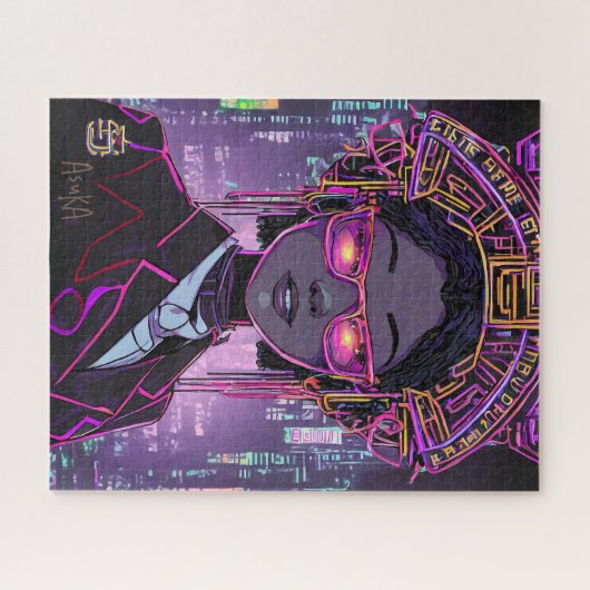 Puzzle Neon Future ID1028 (Horizontal)