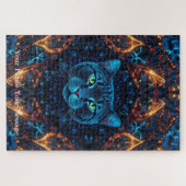 Puzzle Neon Mandala (Horizontal)