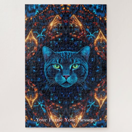 Puzzle Neon Mandala (Vertical)