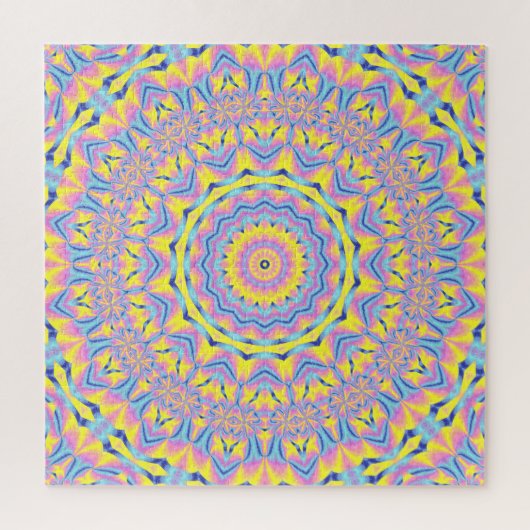 Puzzle Neon Mandala (Vertical)