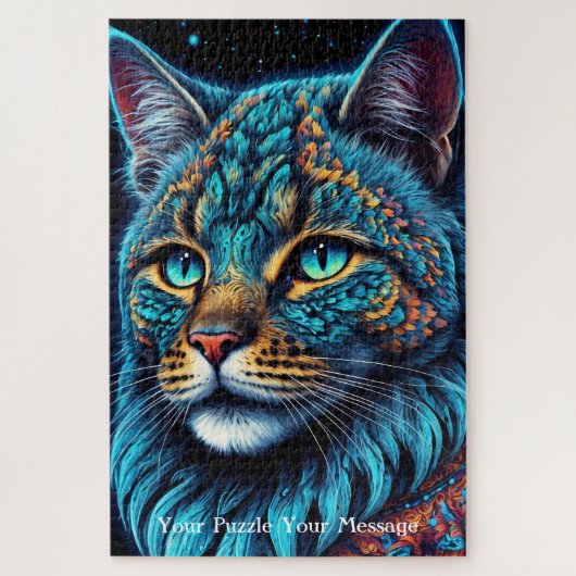 Puzzle Neon Mandala (Vertical)