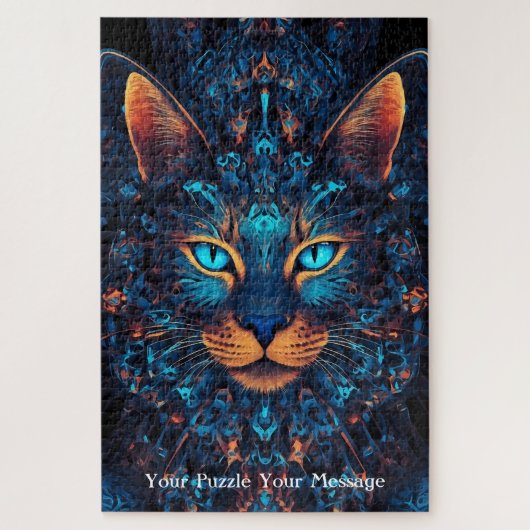 Puzzle Neon Mandala (Vertical)