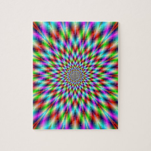 Puzzle Neon Star Explosive Legpuzzel (Verticaal)