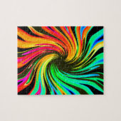 Puzzle Neon Whirlpool Galaxy (Horizontal)