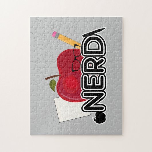 Puzzle Nerd - Logo (Vertical)