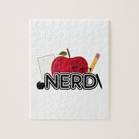 Puzzle Nerd - Logo (Vertical)