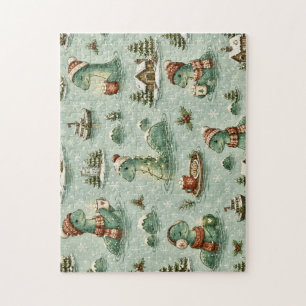 Puzzle Nessie de Noël Monstre du Loch Ness Confortable Cr