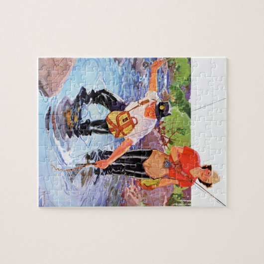 Puzzle Netting A Fish par R.J. Cavaliere (Horizontal)