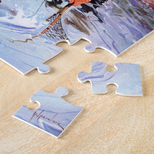 Puzzle Netting A Fish par R.J. Cavaliere (Côté)