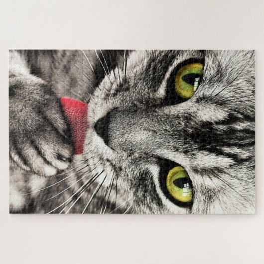 Puzzle Nettoyage de chats (Horizontal)