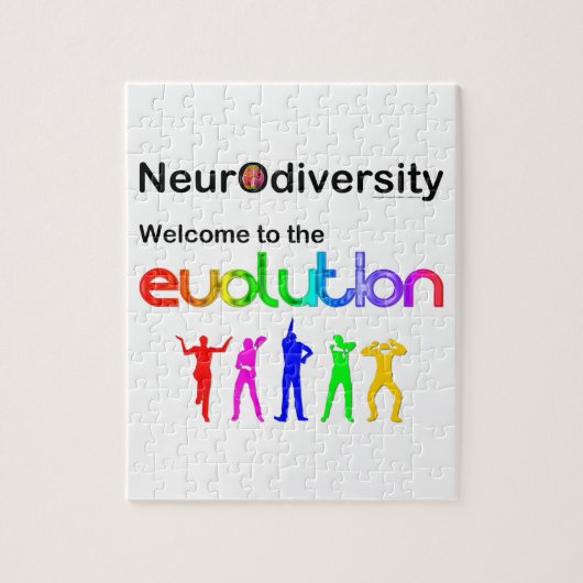 Puzzle Neurodiversité Bienvenue dans l'Évolution (Vertical)