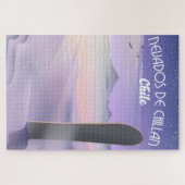 Puzzle Nevados de Chillan, poster de snowboard au Chili. (Horizontal)