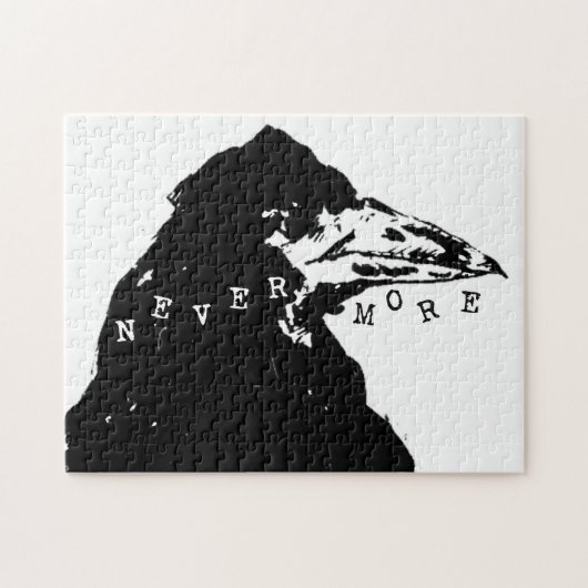 Puzzle Nevermore Raven of Edgar Allan Poe (Horizontal)