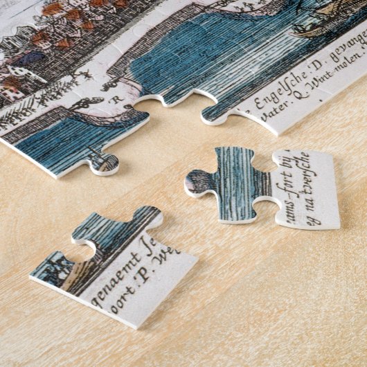 PUZZLE NEW AMSTERDAM, 1673 (Côté)