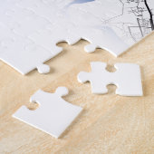 Puzzle New Delhi Inde City Plan Voyage simple (Côté)