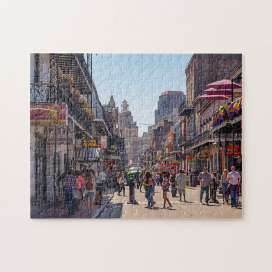 Puzzle New Orleans Bourbon Street French Quarter  (Horizontal)