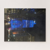 Puzzle New York Central Building NYC Park Avenue Nuit (Horizontal)