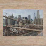 Puzzle New York City Lower Manhattan Skyline<br><div class="desc">Un puzzle de 20 x 30 pouces stimulant qui présente une photo pittoresque de la ligne d'horizon de Lower Manhattan,  New York City vue depuis le pont Brooklyn. Le puzzle compte plus de 1000 pièces. Amusant pour toute la famille !</div>