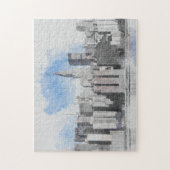 Puzzle New York City Manhattan Skyline (Vertical)