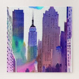 Puzzle New York City New York Empire State Building